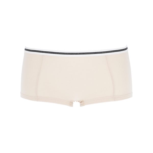Set of 2 pcs. Women's Boxers 1 Black, 1 Beige Cotonella
