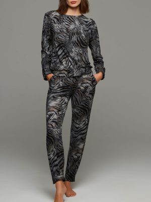 LIDA HOMEWEAR SET ANIMAL GREY