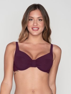 Luna Top Blue Sense D Cup Swimwear
