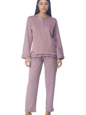 Women's Sweatshirt Pajamas With Buttons Also Suitable For Breastfeeding