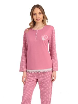 Women's Patterned Cotton Pajamas