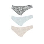 3 Pack Cotonella Βαμβακερά Σχέδιο Χαμηλόμεσο Σλιπ Με Διακριτικό Λάστιχο