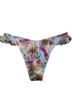 Lida Frill High Triangle Bikini Set & High Leg Monokini
