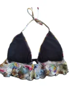 Lida Frill High Triangle Bikini Set & High Leg Monokini