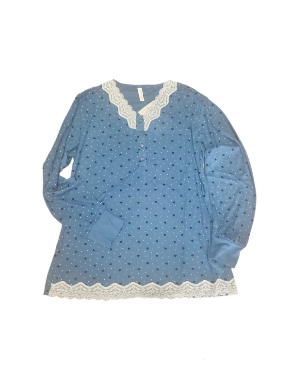 Women's Pajamas With Lace And Hearts
