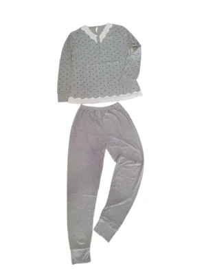 Women's Pajamas With Lace And Hearts