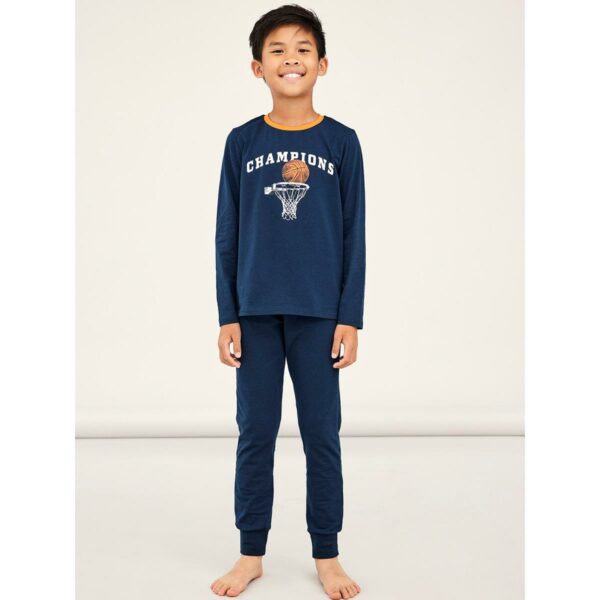 Boy's pajamas name it-13199367-DARK SAPHIRE-organic cotton